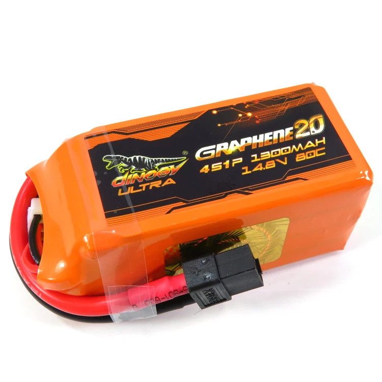 Гигантская мощность DINOGY ULTRA графилен 2 0 LC 4S1300XTU 14 8 V 4S 1300 мАч 80C литий полимерный