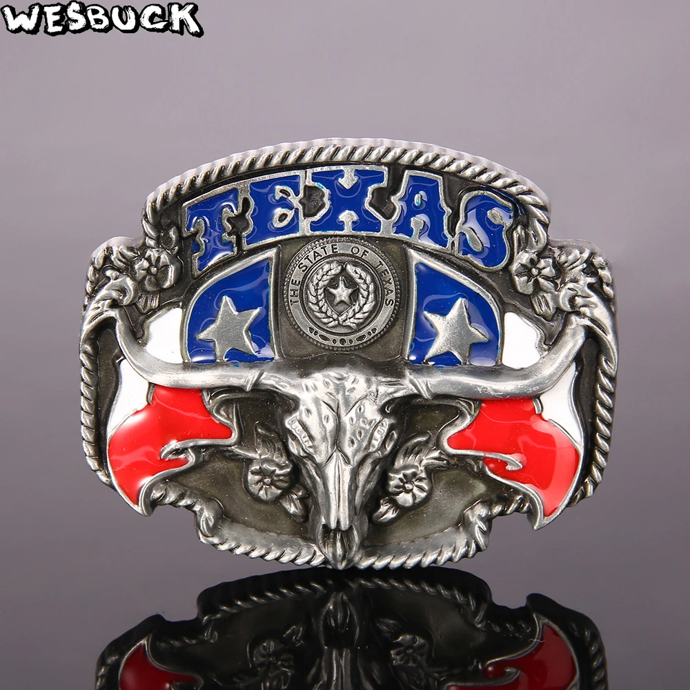 WesBuck Brand Belt Buckle Cowboy Cowgirl Meltal Slider Cool Buckles For men's Accessories | Дом и сад