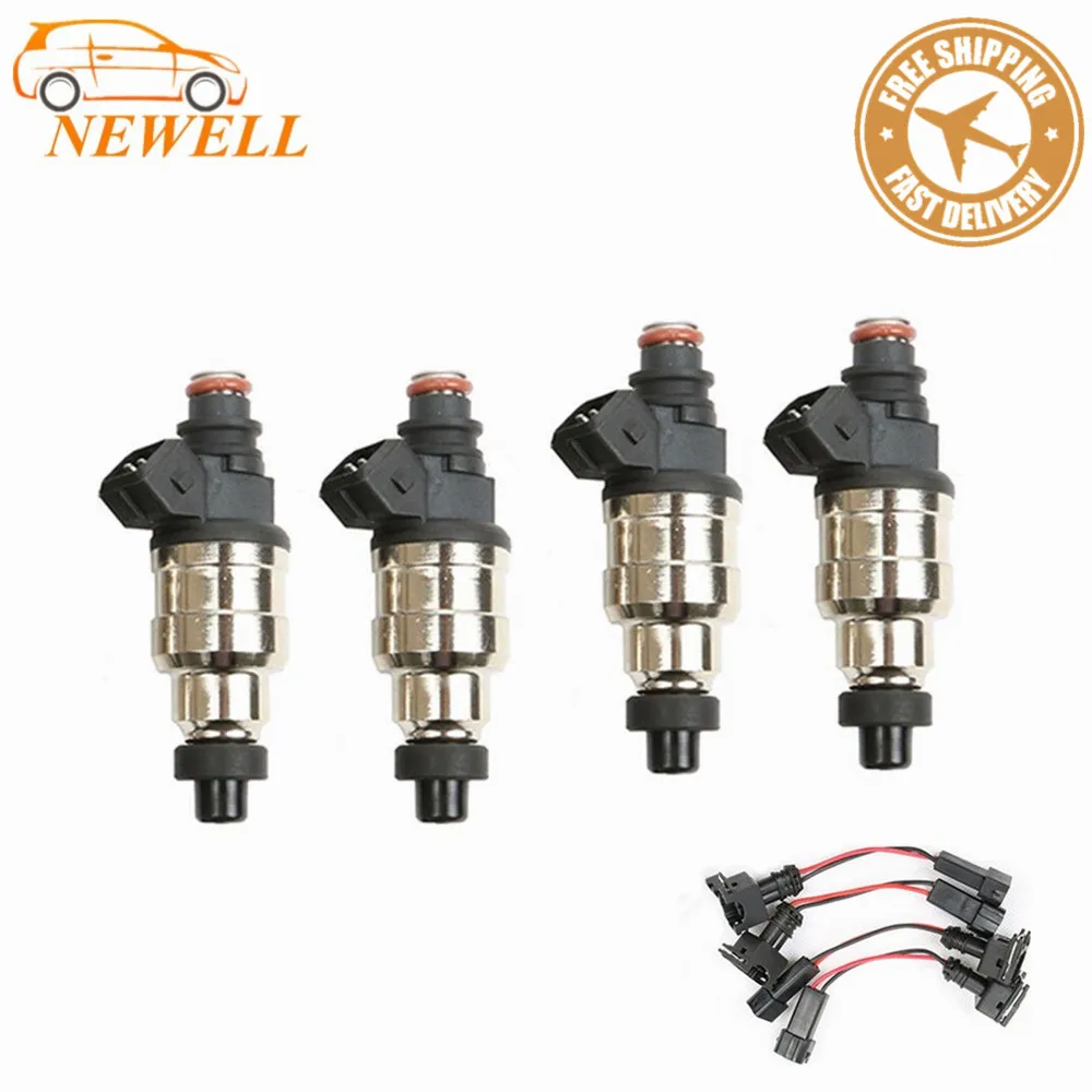 4x 550cc Топливная форсунка для Honda D16 D18 B16 B18 B20 F22 H22 H22A 42LB EV1