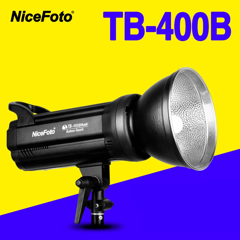 NiceFoto TB 400B 400W студийная вспышка с быстрым временем переработки|Фотографическое