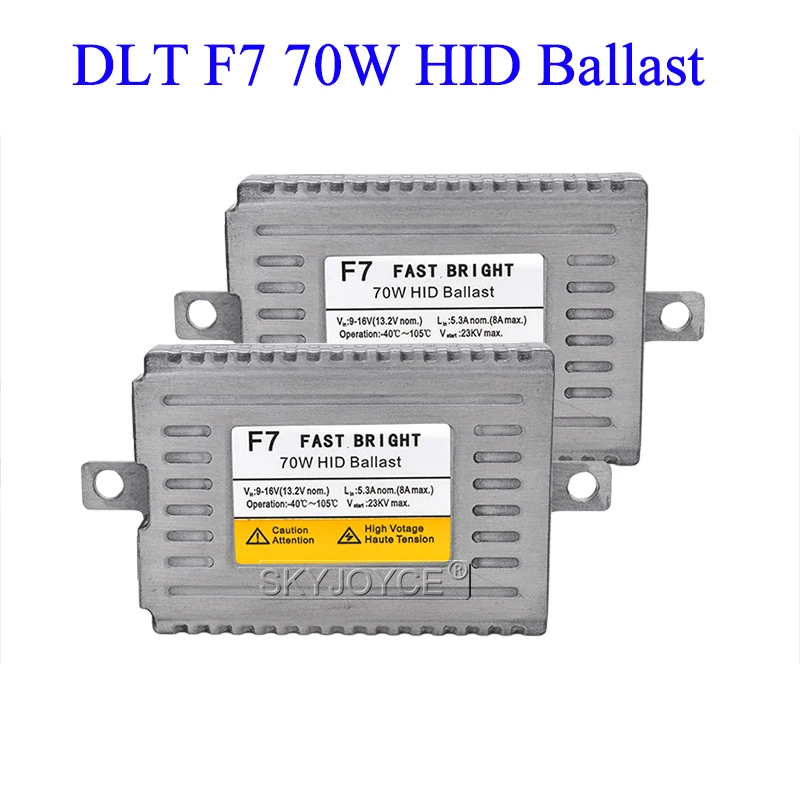 Комплект ксеноновых фар SKYJOYCE 70 Вт H7 HID 5500K H1 H3 HB3 H11 9012 D2H 12 В быстрая яркость