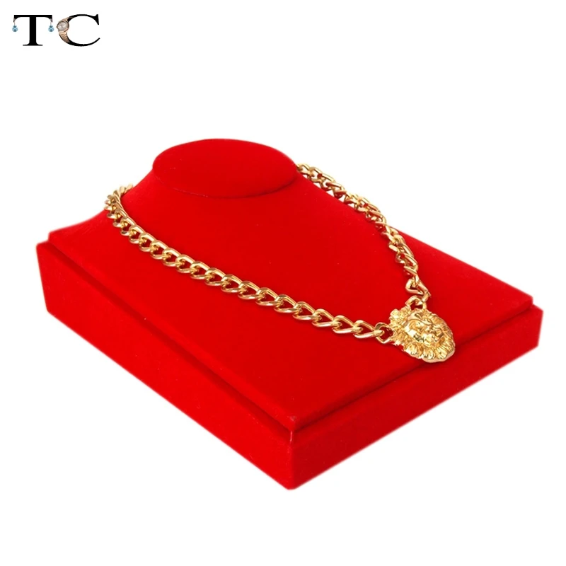 Бесплатная доставка демонстрация ювелирных изделий красный бархатный подвесной