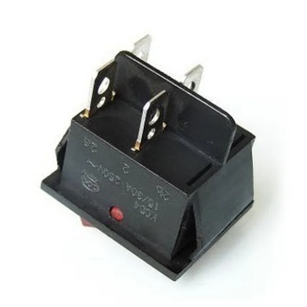 2 шт./лот красный 4 точечный свет Вкл/Выкл Лодка Переключатель 250V 15A AC усилитель