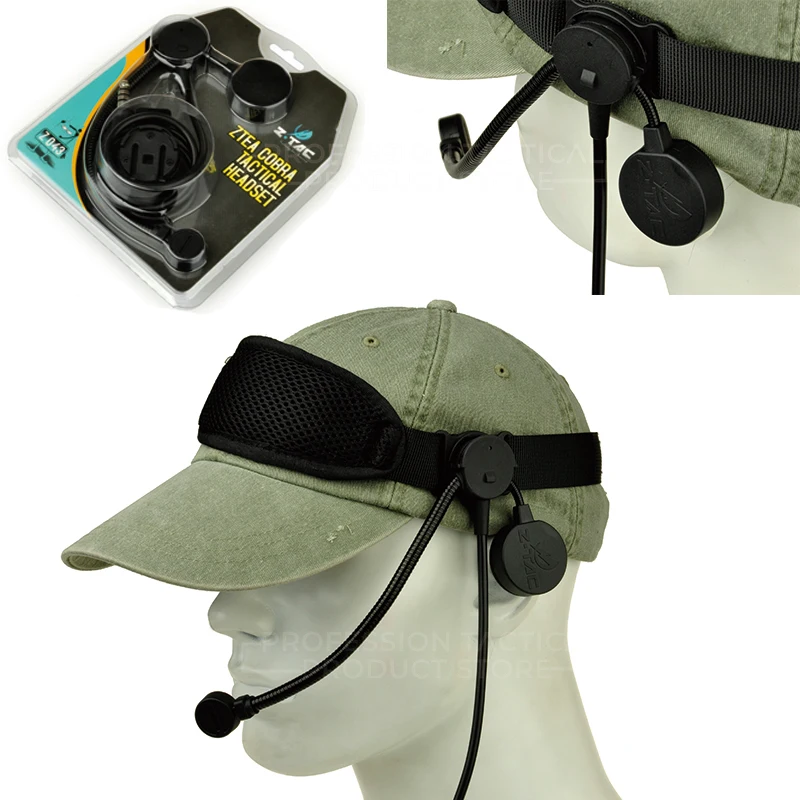 Z-tac Tactical Softair Zcobra наружная связь наушники-вкладыши Airsoftsports военный элемент наушники подходят PTT Z043