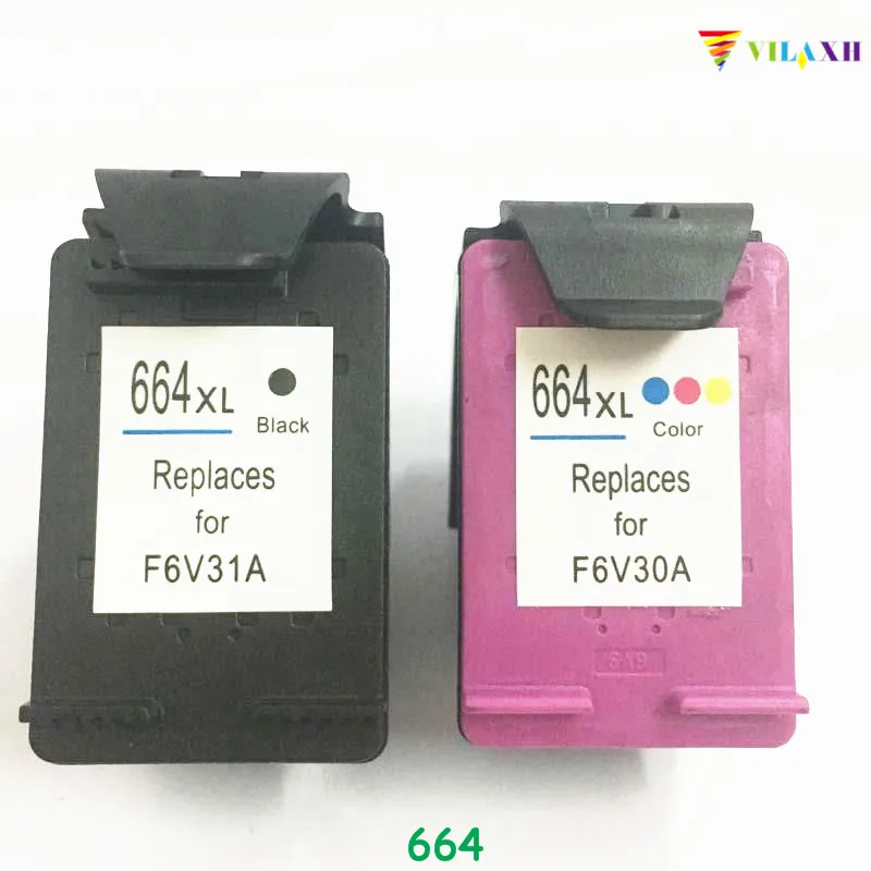 Vilaxh 664xl совместимый картридж Замена для HP 664 XL DeskJet 1115 1118 2135 2138 3636 3638 3838 4538 4678