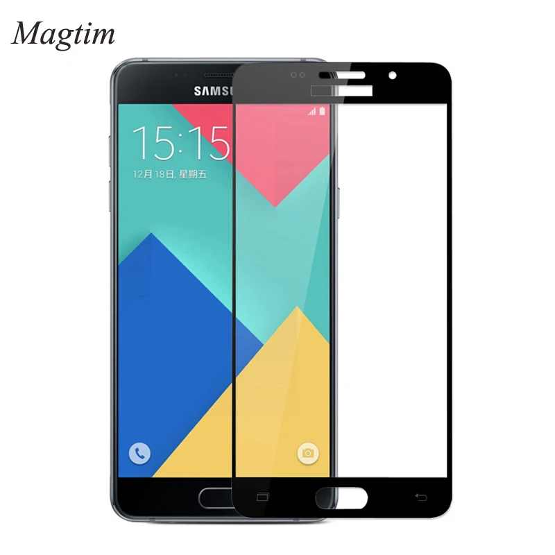 Magtim полное покрытие экрана протектор для Samsung Galaxy J2 J5 J7 Prime 2016 2017 закаленное стекло