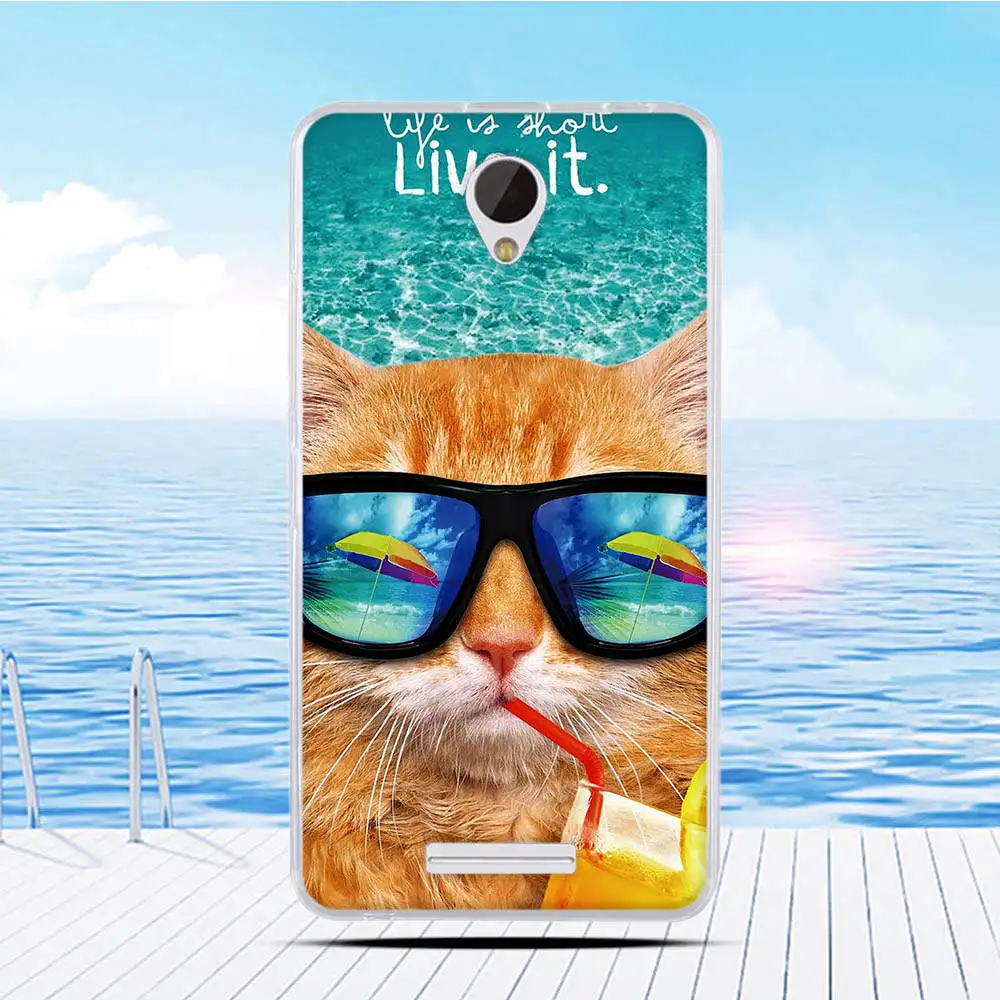 Чехол для Lenovo A5000 с 3D рельефным рисунком задняя крышка из ТПУ мягкий силиконовый