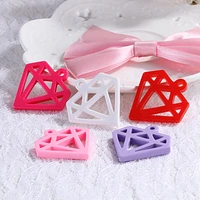 30pcs fashion flatback star resin charms for necklace pendant keychain diy making crafts