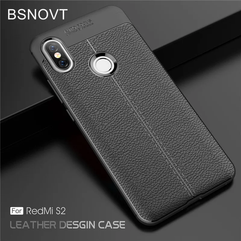 BSNOVT Xiaomi Redmi S2 Case Cover Soft Silicone TPU Leather Shockproof Phone For Fundas 5.99&quot |