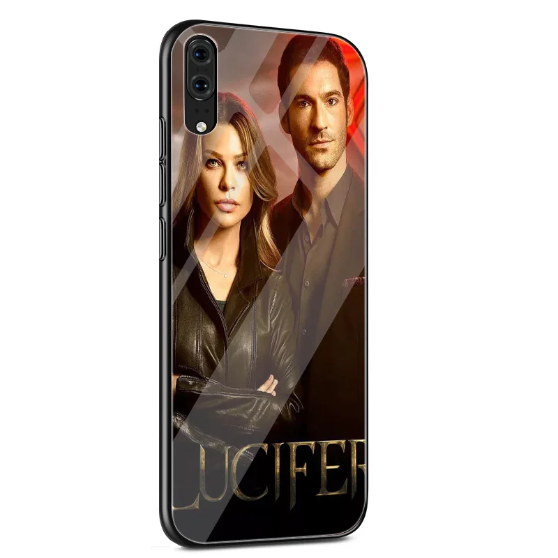Desxz Lucifer Tv Series Poster Glass For Huawei P10 P20 Pro P Smart Mate 10 20 Lite Y6 Y9 Honor 7A 8X 9 Cover | Мобильные телефоны