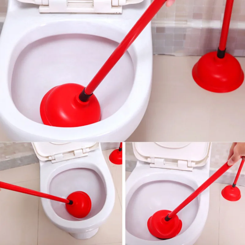 Пластиковый ручной сливной Плунжер прочная мойка инструмент для чистки туалета