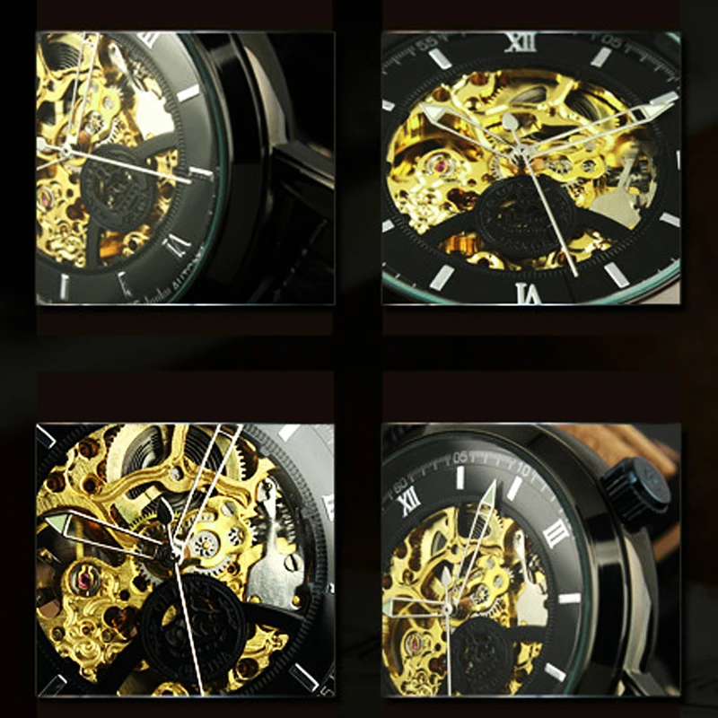 Горячие мужские часы автоматические модные спортивные Relojes Мужские механические
