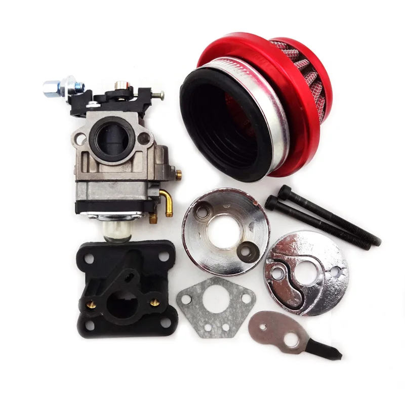 XLJOY гоночный карбюратор комплект Carb воздушный фильтр стек для 47cc 49cc мини ATV грязи