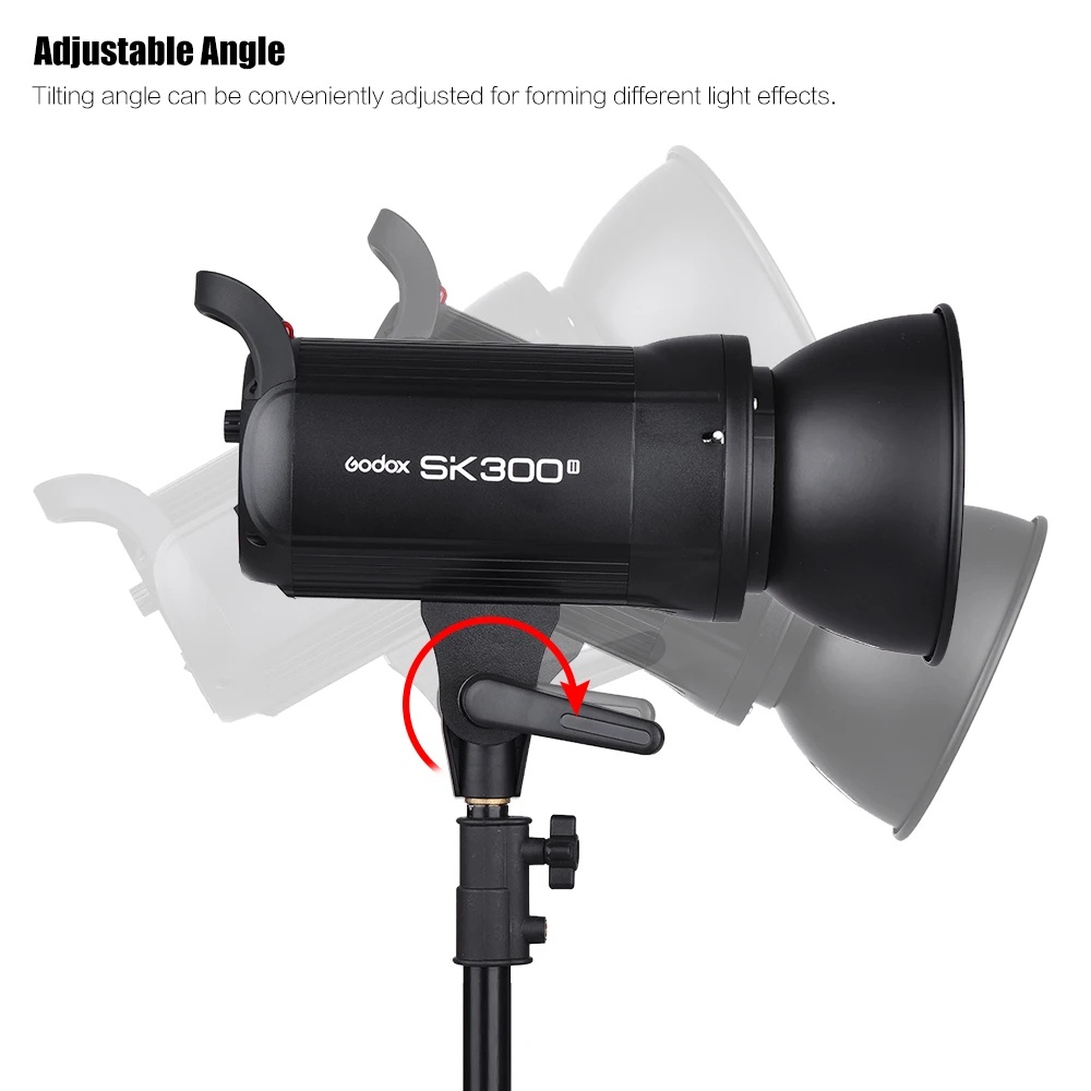 В наличии студийный стробоскоп Godox SK300II 300Ws со штепсельной вилкой европейского