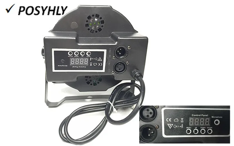 40 шт/7X10W led Par огни RGBW 4в1 плоский par dmx512 сценические профессиональное dj