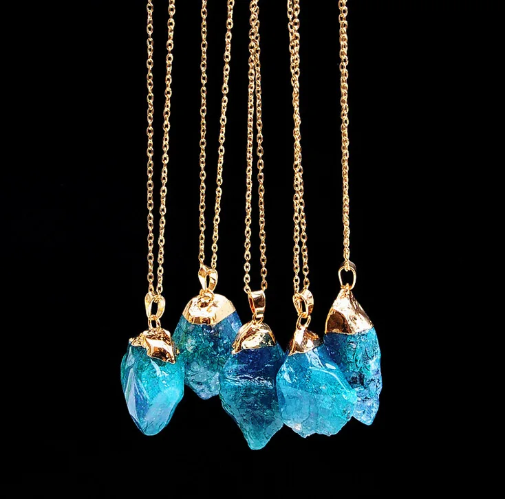 Винтажное ювелирное изделие ручной работы золотого цвета с кластерной друзой