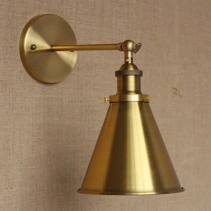 Винтажный Бронзовый настенный светильник в стиле ретро E27 110 220 В|lamp aromatherapy|lampwall lamp