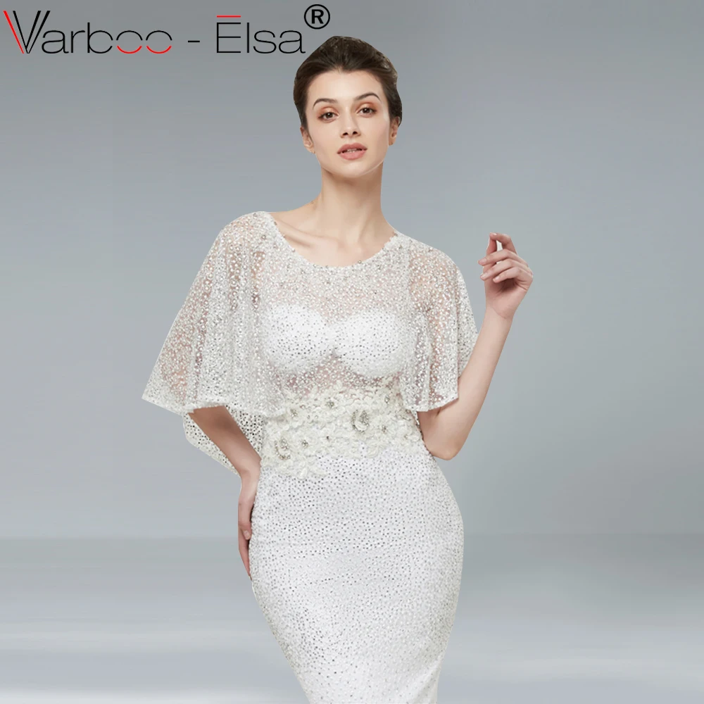 VARBOO_ELSA элегантные белые кружевные вечерние платья роскошное Кристальное платье