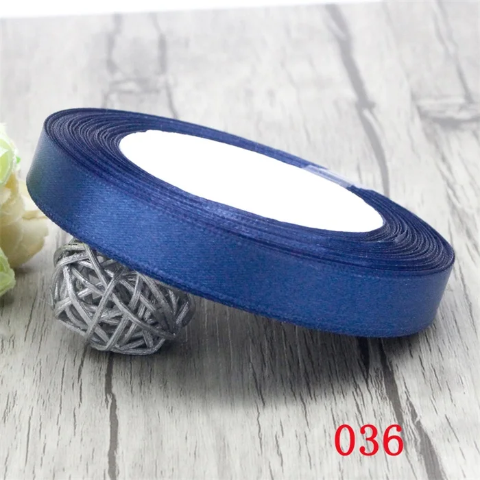 C19 Dark blue 1 кг/лот(25 ярдов) 10/12/15/20/25/40 мм сплошной Цвет Рождество атласные ленты для упаковки одежды смычка DIY кружевной отделкой аксессуары U0303 - Цвет: C19 Dark blue