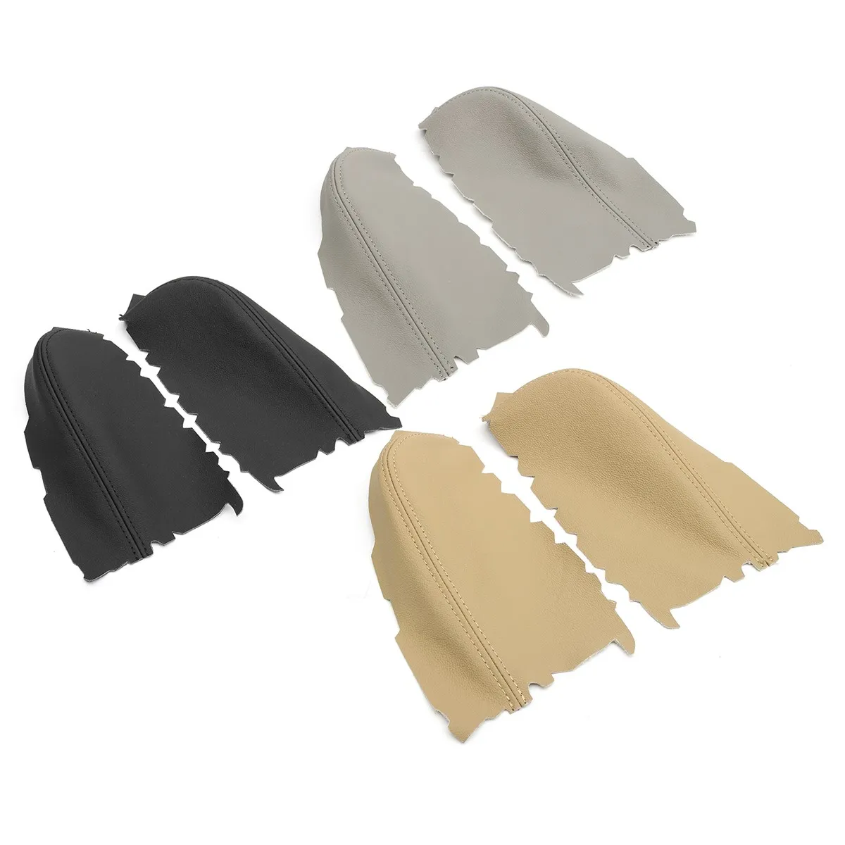 2 шт. новый автомобильный подлокотник панель передней двери из натуральной кожи