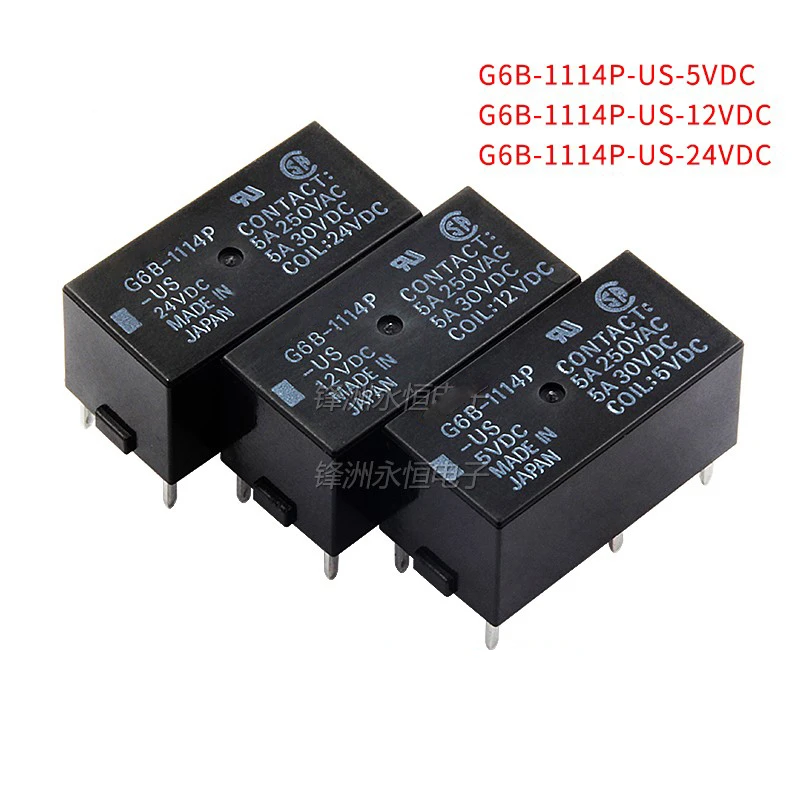 2 шт./лот реле G6B 1114P US 5VDC 12VDC 24VDC 4PIN 5A|Реле| |