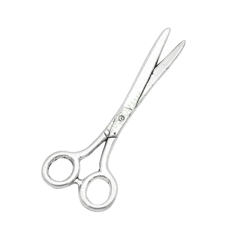 

50 шт., двухсторонняя подвеска в виде ножниц, 41x16 мм