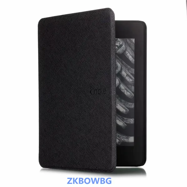 Черный Ультратонкий чехол для Amazon New Kindle Paperwhite 4 eReader(10th Generation Released) PQ94WIF Обложка для книги - Цвет: Черный