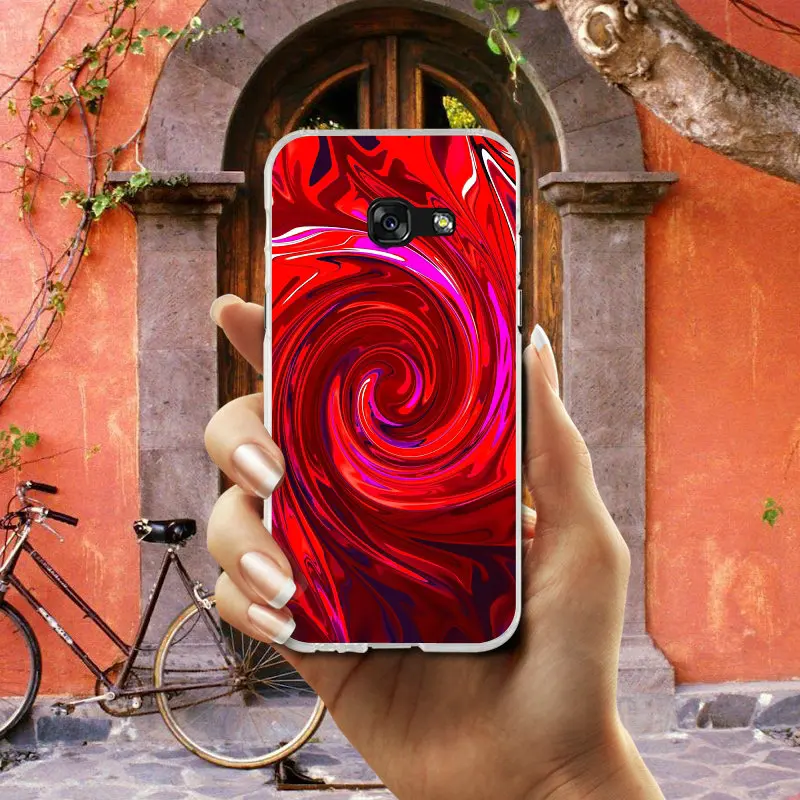 Abstract Swirl мягкие ТПУ чехлы для мобильных телефонов Samsung Galaxy S2 S3 S4 S5 Mini S6 S7 S8 S9 S10 Lite Edge