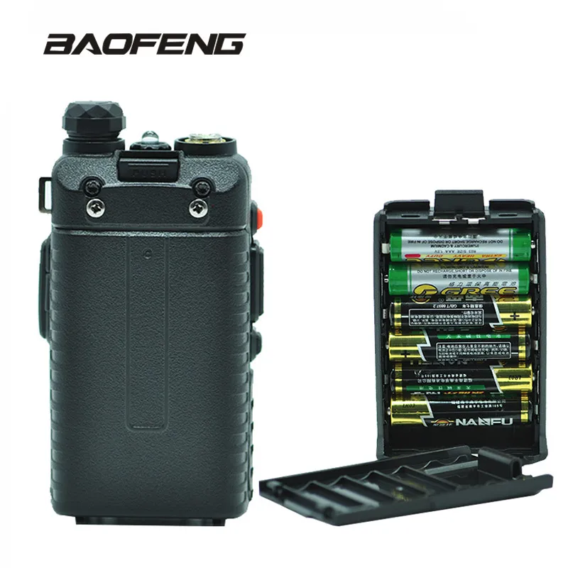 Чехол для аккумулятора Baofeng UV 5R черный портативного радио двухстороннего