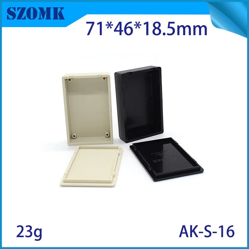 1 шт. пластиковый чехол szomk для электронного проекта 71*46*18 5 мм|box for|box for electronicboxes