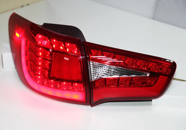 2009 2010 2011 2012 2013 год для KIA Sportage R светодиодный задний задние фары задние фонари Красный цвет поворотный сигнал парковка бег