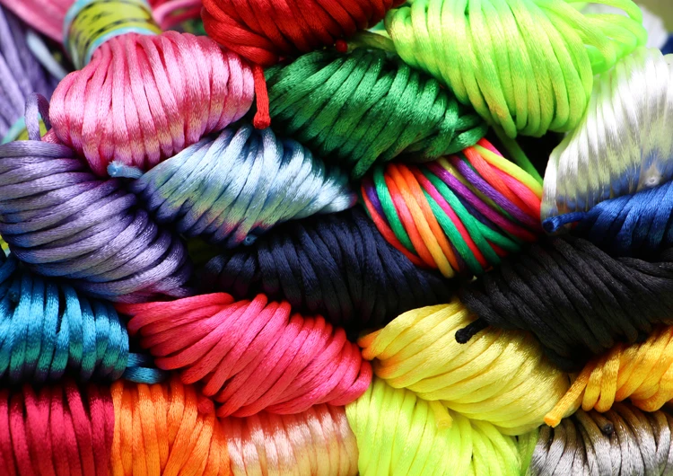 Сатиновый шнур Rattail 2 5 мм из полиэстера (аналогичный но не нейлоновый) для