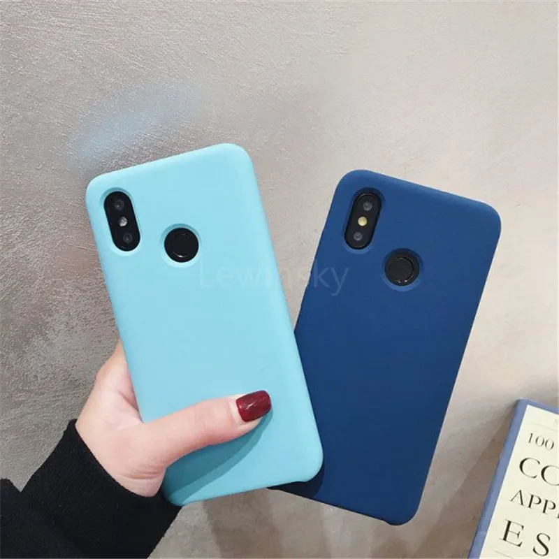 Жидкий силиконовый чехол для Xiaomi mi A2 8 lite SE 6X6 Max 3 mi x 2 2s Red mi 6A Note 5 6 7 Pro из мягкого ТПУ, конфетный чехол для телефона