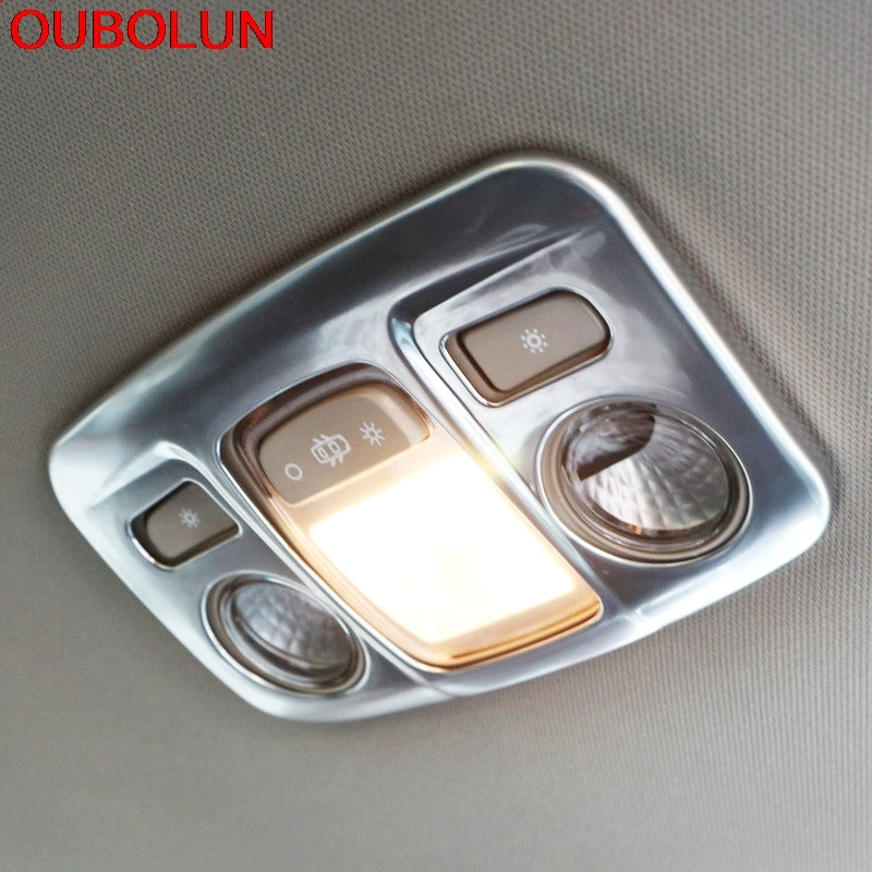 OUBOLUN Стайлинг автомобильной крышки для PEUGEOT 308 2014 2015 2016 хромированный АБС пластик