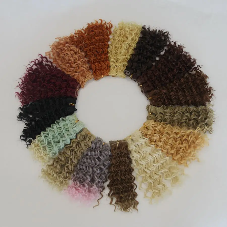 20 см кукла Gair для 1/3 1/4 1/6 BJD Diy натуральные волнистые куклы парики дерево молочный