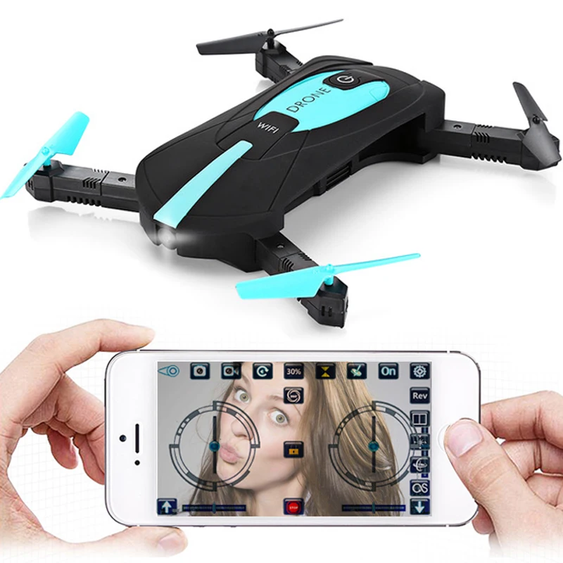 JY018 Wi Fi FPV Quadcopter Мини Складная селфи Дрон RC Дроны с 0.3MP/2MP Камера HD JD018 720 P