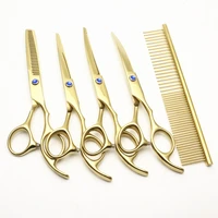high end color pet hair scissors curved straight set dog cleaning and grooming tools cat shear