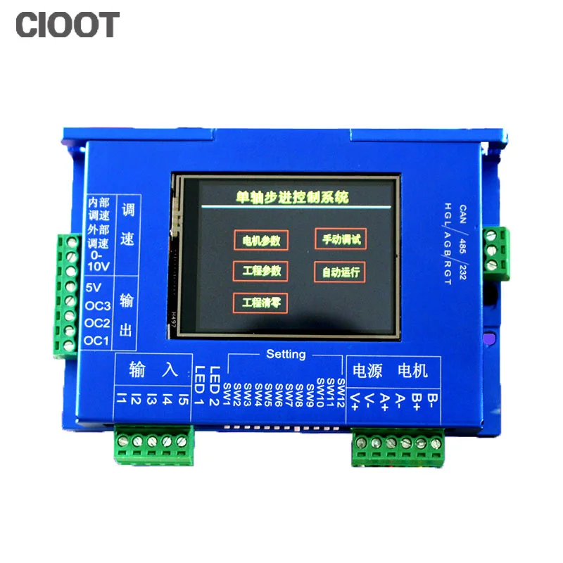 Фото CNC Комплексная шагового Контроллеры двигателей modbus-rtu-232/485 контроллер 42/57 Шаговые CNC Комплексная шагового Контроллеры двигателей modbus-rtu-232/485 контроллер 42/57 Шаговые