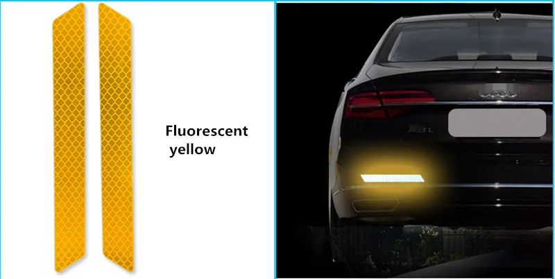 Аксессуары для автомобильного бампера/колеса бровей Светоотражающие полоски