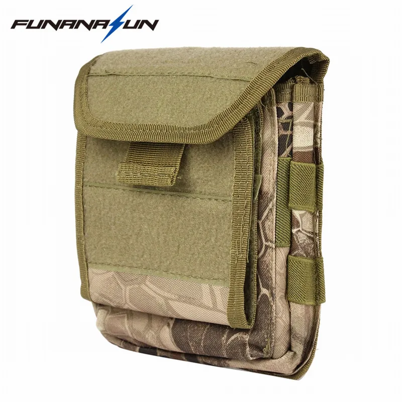 Military Molle Admin Front Vest Ammo Storage Pouch Magazine Utility Belt Waist Bag For Hunting Shooting Paintball CF Game