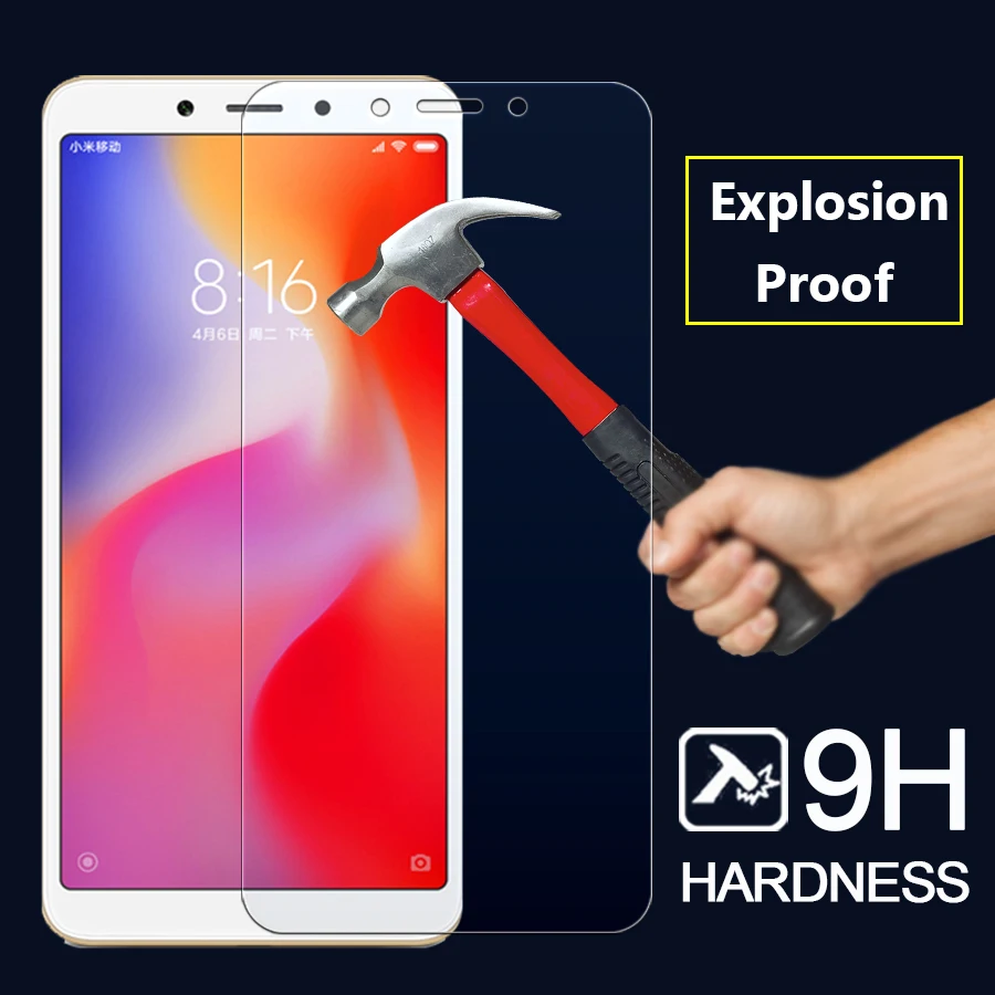 Защитное стекло для xiaomi redmi 6 pro защитная пленка tremp ksio mi red 6a a2 lite закаленное xio 6pro