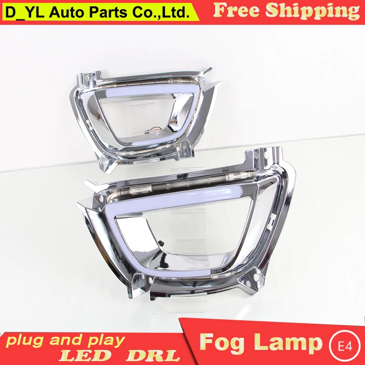 Автомобильный Стайлинг для Kia Sportage R 2014-2015 светодиодный дневные ходовые огни