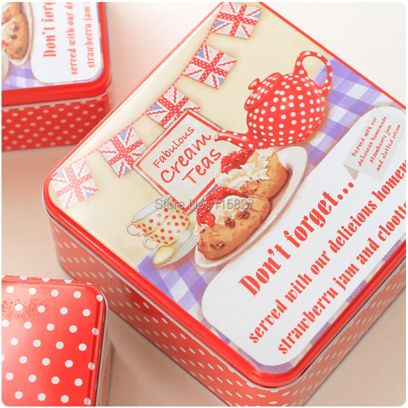 Бесплатная доставка! 3 шт./компл. металлическая коробка квадратной формы большая