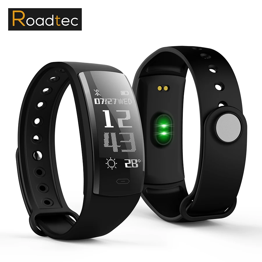 Roadtec QS90 Водонепроницаемый смарт браслет сердечного ритма Мониторы Smart Band Приборы