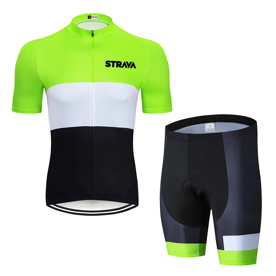 15 Лето Strava Велоспорт Джерси комплект с коротким рукавом Майо Ropa Ciclismo Форма велосипед Быстросохнущий Цикл MTB Одежда - Цвет: 15