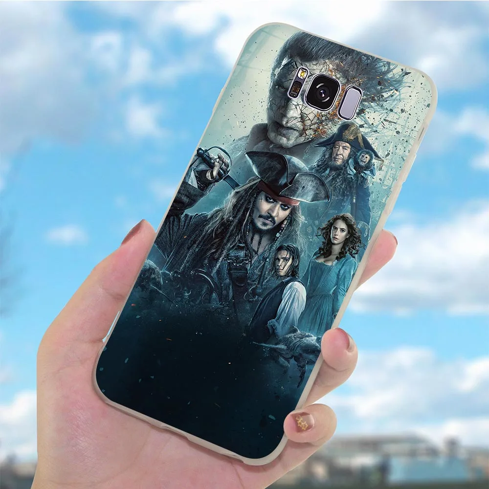 Кожаный чехол для телефона с изображением пиратов Карибского моря Samsung Note 9 Galaxy S10e