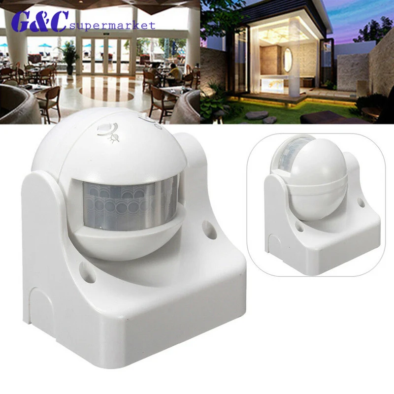 High quality 110-240V 180 Degree Outdoor Security PIR Infrared Motion Sensor Switch Movement Detector For Lighting | Электронные
