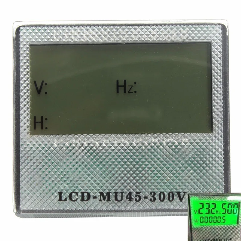 AC 80 300V 3in1 ЖК дисплей частота напряжения комбинированный счетчик для