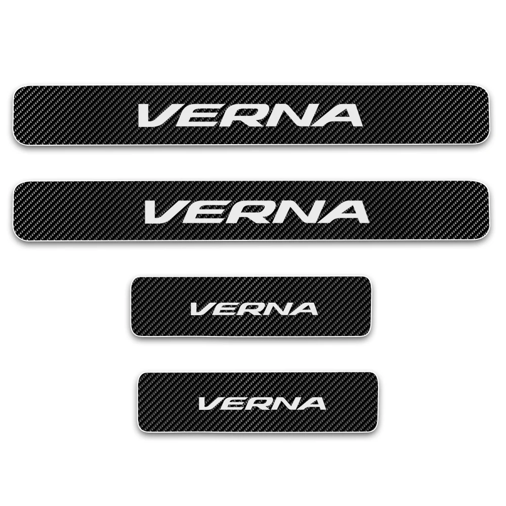Car Door Sill For Hyundai VERNA Threshold Plate Entry Guard Scuff Car-styling Accessories 4Pcs | Автомобили и мотоциклы