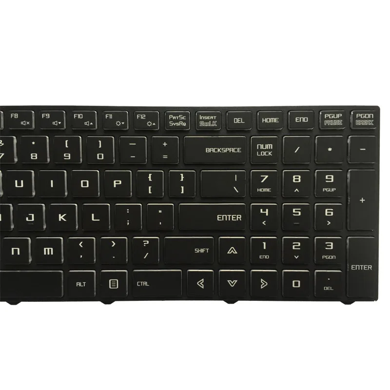 Клавиатура для ноутбука Clevo P670HS-G P671HS-G английская клавиатура с подсветкой |